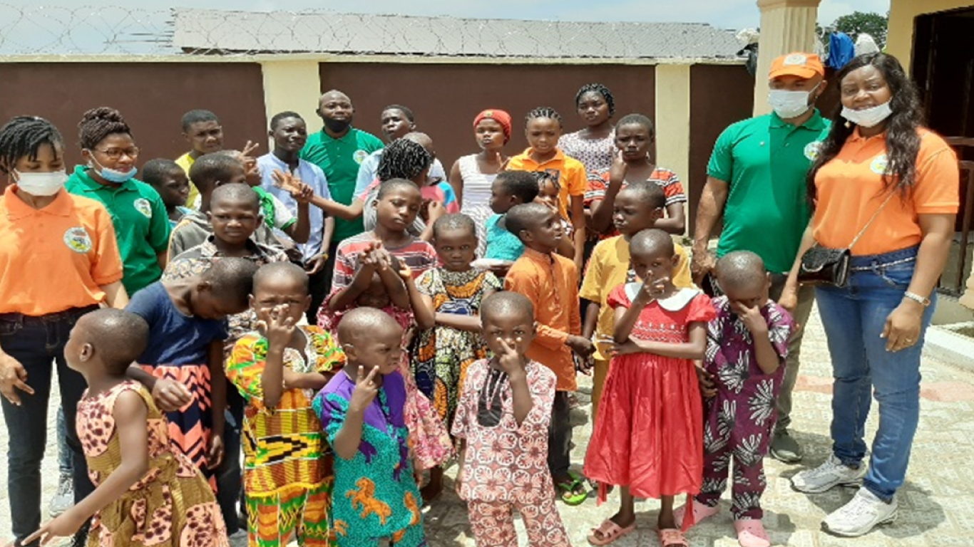 JHF team and the orphans