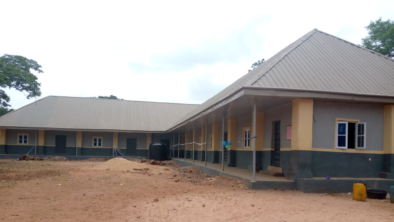 Newly built Block of Six class rooms by JHF at Umuolo Community Primary School, Idi-opi